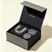 Boîte d'emballage professionnelle transparente pour gouttières, pliable, à fermeture magnétique, personnalisable, pour présentation orthodontique