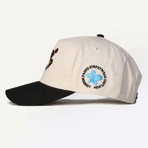 Gorra de Béisbol Estructurada de 5 Paneles con Visera Curva, Diseño Deportivo con Estampado de Leopardo/Puntos, Correa Ajustable, 100% Algodón, Venta al Por Mayor Personalizada - Product Image 5