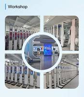 Kiosque d'examen de santé en libre-service HW-V7000, tout-en-un, multifonctionnel, avec balance mécanique, construction en acier, personnalisable OEM