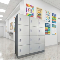 Casiers d'école prix d'usine armoire étanche en plastique ABS intérieur et extérieur étanche à l'humidité
