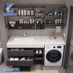 Mueble de Baño de Diseño Moderno y Minimalista Personalizado OEM Kaleido 2026, con Capacidad para una <span class=keywords><strong>Lavadora</strong></span>. Mueble de baño con lavabo - Product Image 4