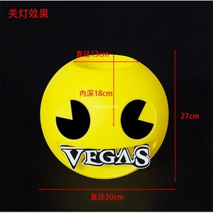 RICHSHINING NUEVO Cubo de Hielo Redondo con Forma de Calabaza y Luz LED para Botellas de Champán, Decoración para Fiestas de Cumpleaños de Jefes y Empresarios - Product Image 6