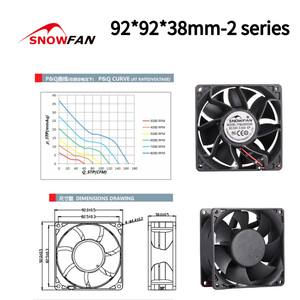 Hohe Qualität 9238 92*92*38Mm Ec 110V 220V Geräuscharmer Fabrik preis Abluft ventilator