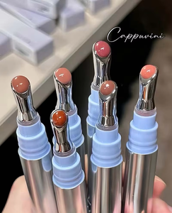 Cappuvini A78 <span class=keywords><strong>Brillo</strong></span> Labial Espejo Efecto Rocío Esencia Hidratante Color Nude Iluminador Apto para Estudiantes <span class=keywords><strong>Brillo</strong></span> Labial Doméstico - Product Image 1