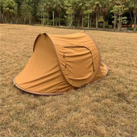 Tente de camping dans le désert pour 1-2 personnes, abri portable en coton pliable