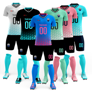 Uniforme sportif de football pour hommes de haute qualité combinaison d'entraînement de football à séchage rapide ensemble OEM personnalisé de kit de football - Product Image 1