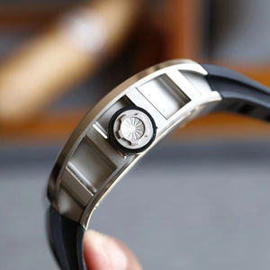 2025 RM Masterpiece Avant-Garde Luxury <b>Automatic</b> <b>Skeleton</b> <b>Watch</b> Power Reserve 5A Carbon Fiber Case Rubber Mechanical Wristwatch - Product Image 4