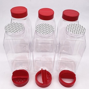 Bộ 6 Chai Gia Vị Bằng Nhựa Trong Suốt Lớn 32 OZ Lọ Đựng Gia Vị Bao Gồm Nắp Đậy Kèm Rây Và Rót Gia Vị - Product Image 5