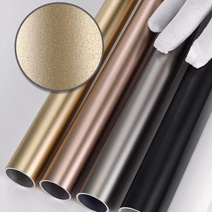 Tringle à rideau en aluminium robuste - Tringle romaine - Couleur dorée - Profilé en aluminium pour rideau <span class=keywords><strong>de</strong></span> douche à usage domestique - Product Image 1