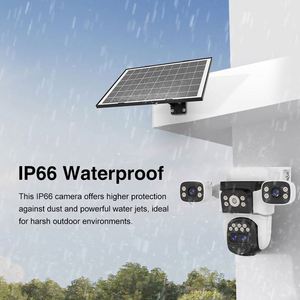 Cámara de seguridad con pinchos, cámara solar, dispositivo de alarma para ventana, CCTV analógico, 8 piezas, para entrada de vehículos, garaje, infrarrojos. - Product Image 4