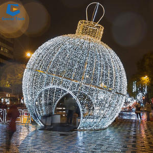 LS-01 Scultura Luminosa Natalizia a Motivo per Uso Esterno Decorazioni per Feste Matrimoni e Festival delle Lanterne - Product Image 4