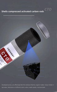 Filtri per <span class=keywords><strong>Acqua</strong></span> all'Ingrosso, Cartuccia Filtrante a Carbone Attivo Granulare GAC da 10/20 Pollici per Sistema RO - Product Image 3