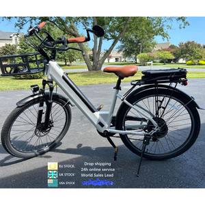 จักรยานไฟฟ้า CS20 VOMO City Bike Lady รุ่น 28 นิ้ว ราคาประหยัด สำหรับผู้หญิง กำลังไฟ 250 วัตต์ มาตรฐาน EU - Product Image 3