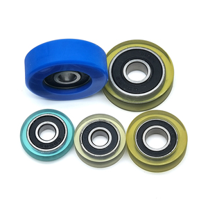 PU620036-13 lăn phủ Polyurethane 10x36x13mm băng tải bánh xe chính xác cao chống mài mòn chống trượt - Product Image 2