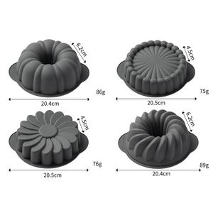 แม่พิมพ์เค้กซิลิโคนแบบใหม่สำหรับใช้ในครัวเรือน ไม่ติดกระทะ ปลอดสาร BPA - Product Image 5