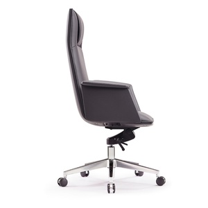Silla de Oficina Giratoria Ergonómica de Lujo, Silla Ejecutiva de Cuero Genuino - Product Image 5