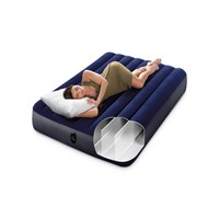 INTEX 64765 191CM 3,5 Kg Tragbare Leichtgewicht-Luftmatratze mit Handpumpe PVC Aufblasbare Matratze für Wandern und Camping
