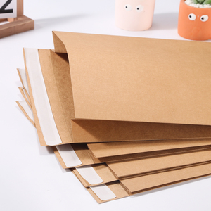 10x13 15x18 trong mở rộng phong bì lớn Kraft phong bì giấy gửi thư túi phong bì vỏ và con dấu với bên miếng vải hình tam giác - Product Image 2