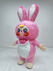 Costume de mascotte gonflable Lapin Bébé Arbre Rose de 2,2 m, style dessin animé, pour femmes, idéal pour la promotion et les événements de carnaval - Product Image 2