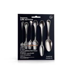Ensemble de cuillères à café 6 pièces Inox (11,3cm) IMPERO Chrome poli CVL100C6 - Product Image 2