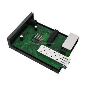 Transceptor Óptico Gigabit OEM/ODM 1G2E, Conversor de Medios de Fibra a Ethernet con 1 Puerto SFP+ y 2 Puertos RJ45 - Product Image 4