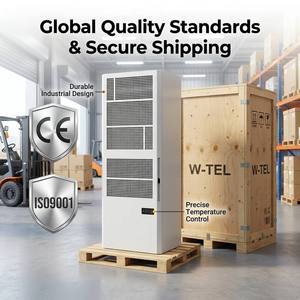 Climatiseur d'extérieur W-TEL IP55 800W avec compresseur pour armoires de télécommunications, faible coût d'entretien, montage <span class=keywords><strong>mural</strong></span> - Product Image 4