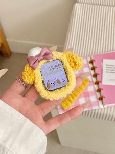 Cutie Cake <span class=keywords><strong>Bracelet</strong></span> en peluche fait à la main pour <span class=keywords><strong>Apple</strong></span> <span class=keywords><strong>Watch</strong></span> Series 10 987654 <span class=keywords><strong>Bracelet</strong></span> en tissu ultra/Se pour Iwatch 8 Bracelets de montre Scrunchie - Product Image 5