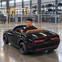 Voiture de drift rétro pour passionnés, Hellcat, 80 km/h, 3 vitesses réglables, couleur de carrosserie personnalisée, directement de l'usine pour utilisation en extérieur