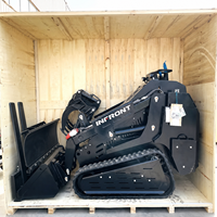PENGIRIMAN GRATIS Infront Kubota Engine Powered Mini Skid Diesel Loader dengan Lampiran Skid Steer Loader