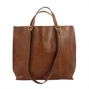 Women's Accessories Casual Style Genuine Leather Handbags Custom Brand Logo Printing OEM ODM Customized Shopping Bag & Purse - Product Image 1