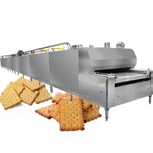 High Efficiency Continuous Industrial Pita Biscuit <b>Cookie</b> Tunnel Oven for for Food Industry - Product Image 1