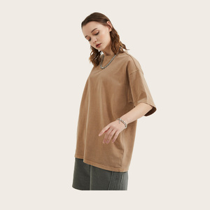 เสื้อยืด QUATU 230gsm ผ้าฝ้าย 100% เสื้อยืดสตรีทแวร์ทรงโอเวอร์ไซส์ เสื้อยืดเรียบๆ คุณภาพสูง สำหรับงานพิมพ์ลายตามสั่ง - Product Image 3