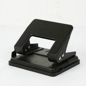 Perforadora de Papel Metálica de Alta Calidad de 8 mm con Dos Orificios, Color Negro, para Oficina - Product Image 5