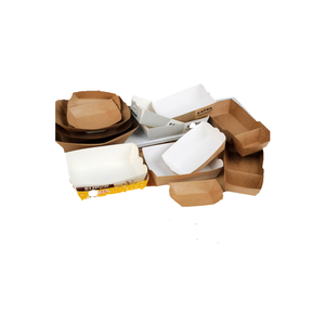Bandejas de Papel Kraft en Forma de Barco para Pollo Frito, Palomitas y Otros Aperitivos Fritos - Product Image 3
