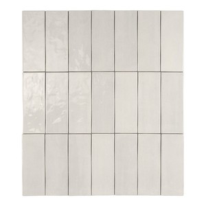 Piastrella in Porcellana Bianca Catania 6x12 Pollici Finitura Opaca per Pareti e Pavimenti - Product Image 1