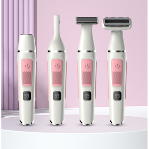 4 en 1 Electric Ladies Women Depilación facial para mujeres Afeitadora eléctrica de <span class=keywords><strong>cejas</strong></span> Girl - Product Image 6