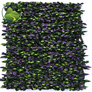 Lierre artificiel clôture de la vie privée clôture artificielle <span class=keywords><strong>haie</strong></span> feuilles vertes treillis lierre artificiel clôture de la vie privée écran mural - Product Image 5