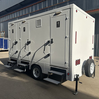 Toilettes mobiles portables de luxe professionnelles personnalisables à vendre