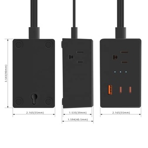 Prise murale intelligente GreenAutomat Wifi US/Mexique avec 3 prises et 3 ports USB (2 USB-C) PD20W, compatible Alexa et <span class=keywords><strong>Google</strong></span> - Product Image 4