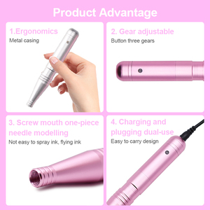 Machine à tatouer numérique portable PMU, stylo rotatif pour maquillage permanent, machine pour sourcils et lèvres, usage professionnel en studio de beauté - Product Image 4