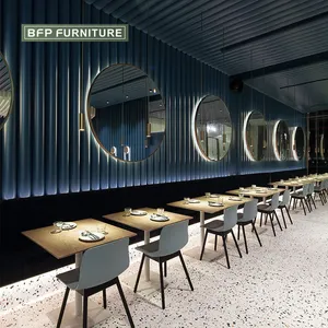 BFP Furniture modern style comfortable Restaurant Furniture Project Fit Out Customized dining table chair FF&E Project