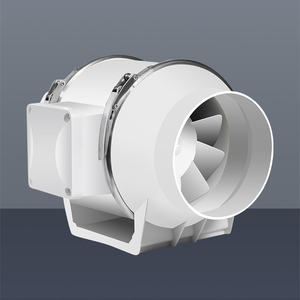 4 "5" 6 "8" inch Turbo đường ống siêu tăng áp dòng chảy xiên câm Quạt ống tròn mạnh mẽ ngoài Quạt ống formaldehyd - Product Image 1