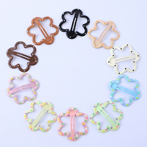 Floral Hollowed Out Acrylic Hair <b>Clip</b> 10 Cm For Women Daily Use - Product Image 2