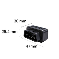 Rastreador GPS GSM WiFi 4G LTE con Logotipo Personalizado, Impermeable, Plug & Play, con Aplicación Android para Monitoreo de Datos OBD II del Vehículo