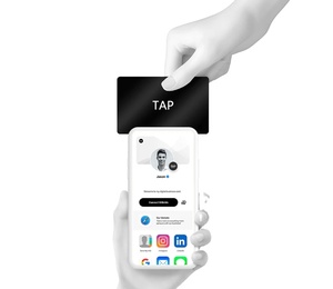 Precio de fábrica de impresión personalizado NFC tarjeta de visita con codificación - Product Image 1