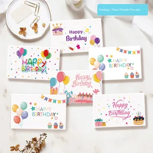 Ingrosso piccolo cartone animato fresco biglietto di compleanno transfrontaliero High-End di Design animale di carta feste di benedizione per l'amore dei bambini - Product Image 2