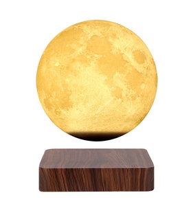 Lámpara Lunar LED de Levitación Magnética con Control Táctil, Tres Colores, 14 cm, Luz Nocturna para Habitación, Gran Venta - Product Image 1