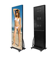 Kiosco Publicitario LED Móvil Portátil para Exhibición de Ropa y Cosméticos en Centros Comerciales, Resistente al Agua y a los Arañazos, para Promoción de Marca