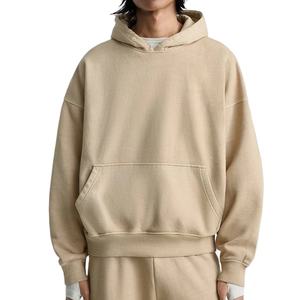 Survêtements personnalisés pour hommes, sweat-shirt à capuche, poids lourd, surdimensionné, épaules tombantes, pantalon cargo, 100% coton, survêtements décontractés vierges - Product Image 5