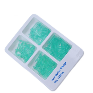 Cales interdentaires jetables dentaires pour la <span class=keywords><strong>restauration</strong></span> du système matriciel Utilisation manuelle 120 pièces/boîte - Product Image 1
